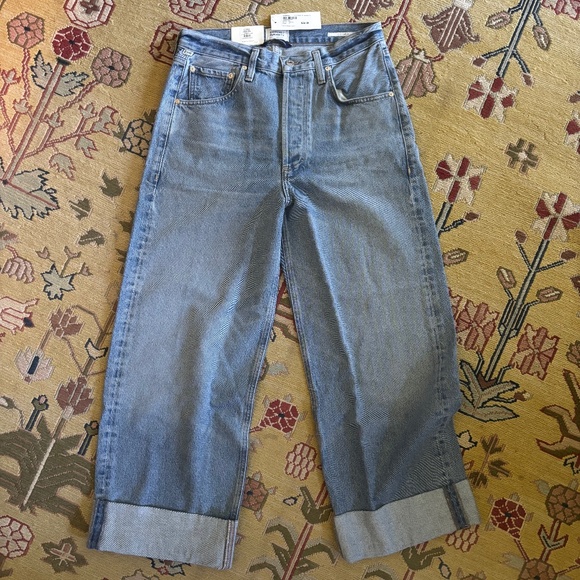 Citizens Of Humanity Blue Wide Leg Jeans - Picture 3 of 8